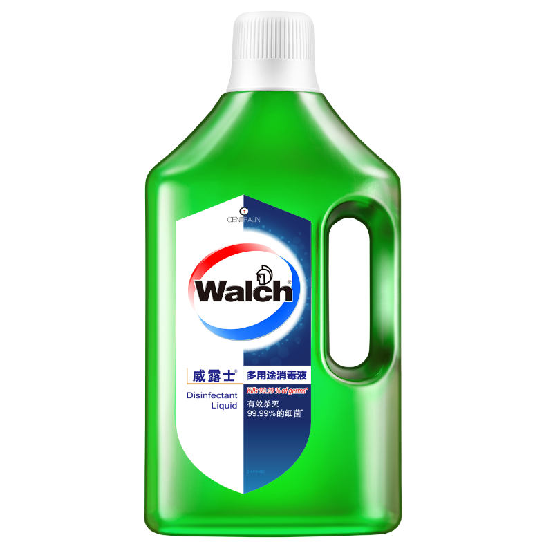 威露士（Walch）衣物家居多用途消毒液1L*2 家用玩具地板多用途可用杀菌率99.999% 多用途杀菌