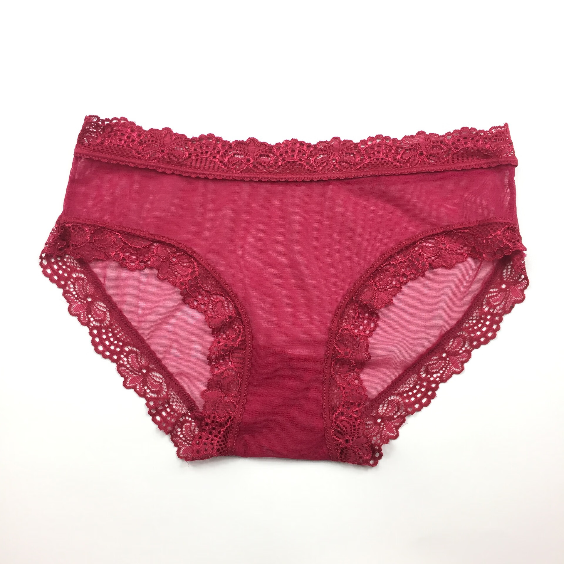 囝君佳【新品】新款透明网纱性感内裤新品 蕾丝边女士内裤高腰透气