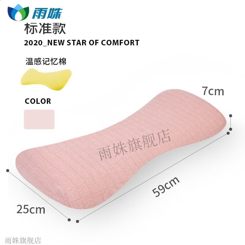 新款腰垫床上  床上靠背垫孕妇侧睡支撑睡觉护 可爱粉(舒适款) 腰垫
