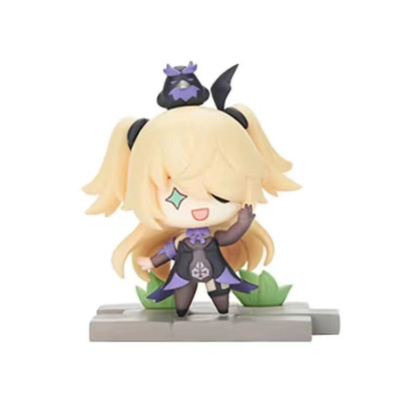 系列公仔盲盒蒙德篇战场英姿主题可莉迪卢克风神像手办 袋装款菲谢尔