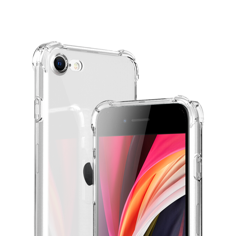 Best Coac 苹果6/6s手机壳iphone6s保护套 超薄全包防摔透明硅胶软壳气囊简约升级版透明软壳B12mini