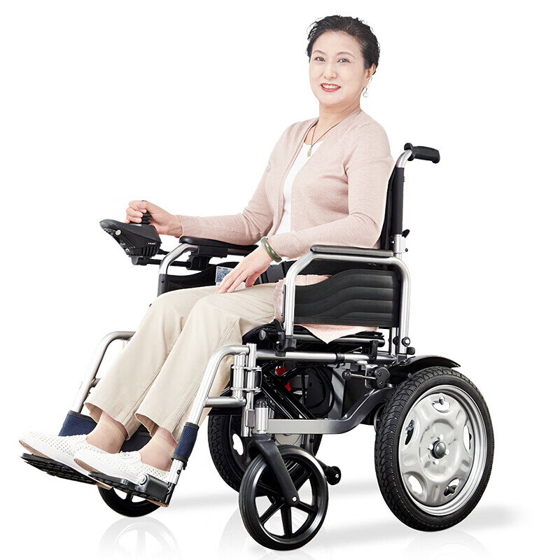 【品质之选】电动轮椅 老年人残疾人家用可折叠轻便铅酸锂电池可选坐便智能全自动 舒适升级款【500W+电子刹车+12A铅酸】
