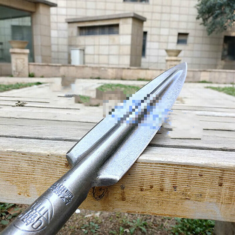 矛冷钢矛枪头长矛霸王枪未开刃矛头扎枪全钢一体 一个新款野猪矛头