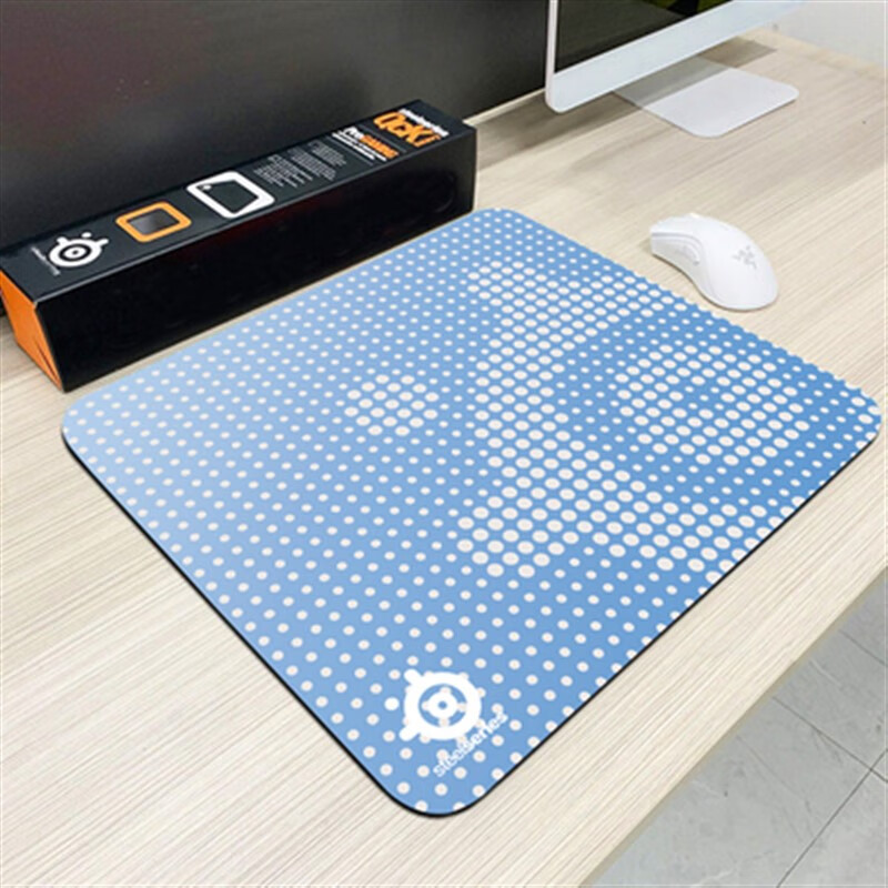 heavy电竞游戏超大面野荷xtrfy定制qck桌垫csgo鼠标垫 盒装霜冻之蓝