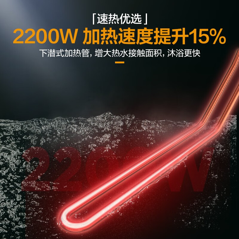 统帅（Leader）海尔出品40升小尺寸电热水器 2200W速热高温灭菌 专利防电墙双重防护节能省电LES40H-LC2(E)