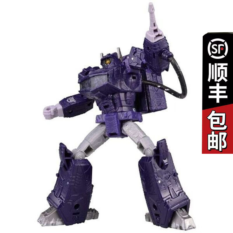 玩具儿童男孩模型机器人机甲变形手办决战塞伯坦围城系列 震荡波