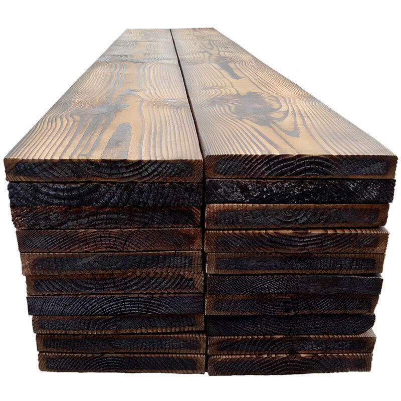 北极圈防腐木户外木板碳化木阳台吊顶龙骨木条木方木屋立柱-满10条起