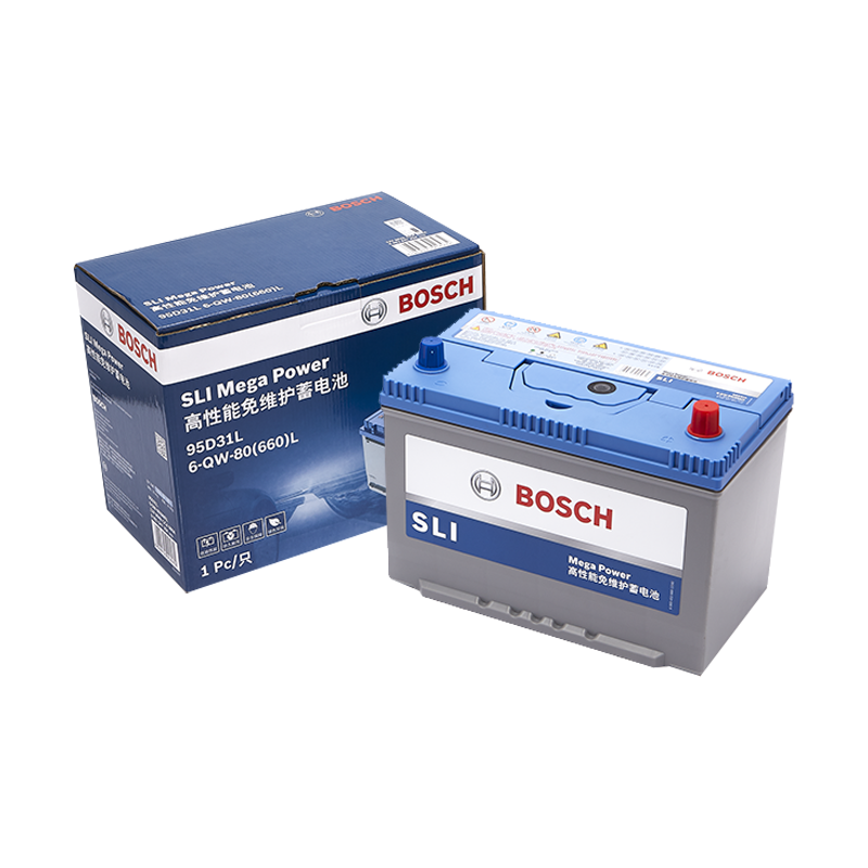 驾车出行必备!BOSCH汽车电瓶蓄电池免维护95D31L12V价格走势