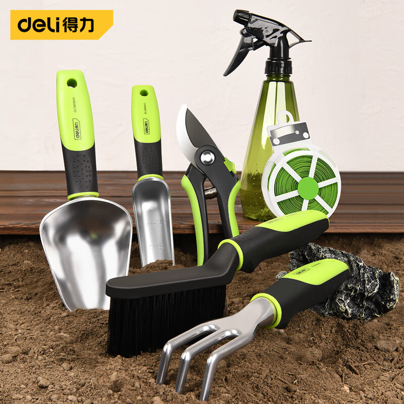 得力（deli）礼盒装赶海工具园艺工具铲子挖土种花种菜园艺铲养花工具 七件套属于什么档次？