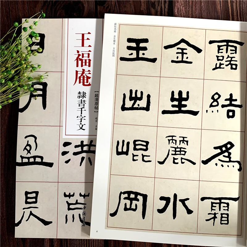 王福庵隶书千字文 清代隶书名家经典清代隶书名家经典超清原贴赵宏