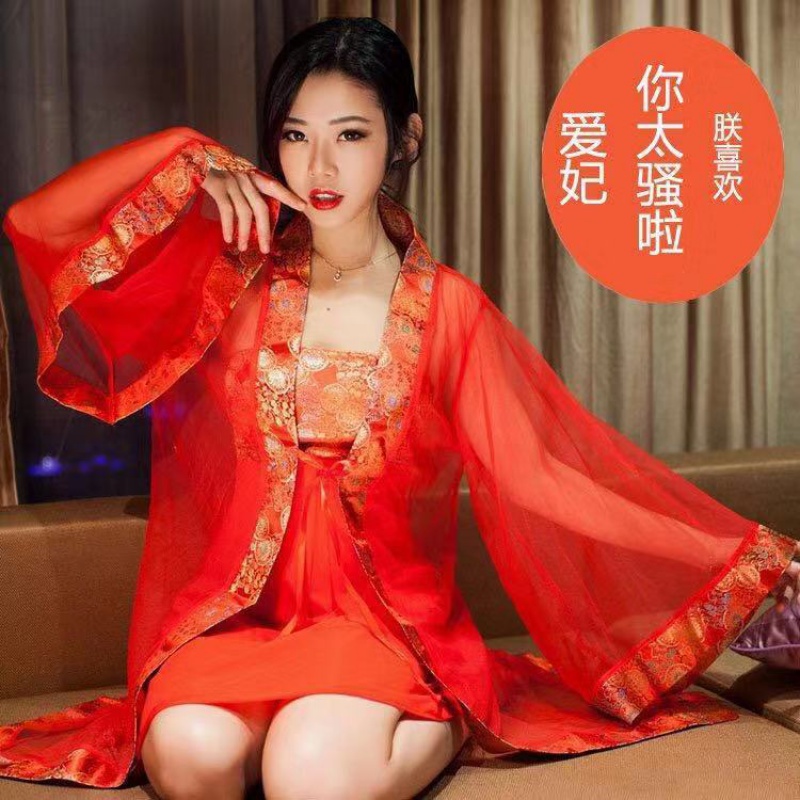 情趣内衣jk套装sm丁字裤【多码75-300斤】贵妃女古装大码肚兜直播性感