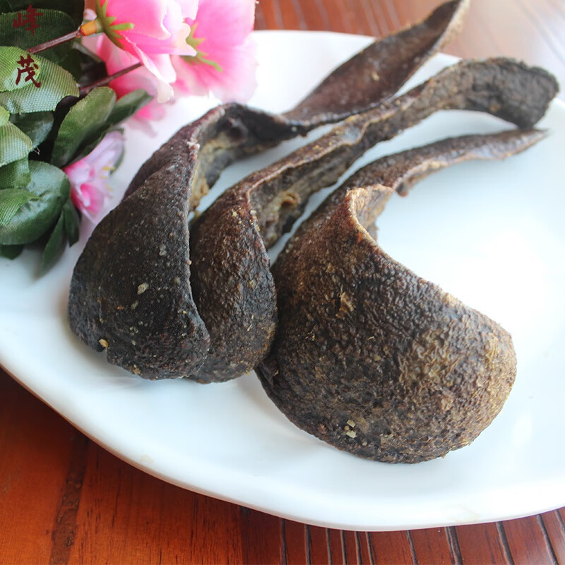 梦信青岛发休闲零食 小吃特产  猪沙肝  猪脾 250g脂渣散食品
