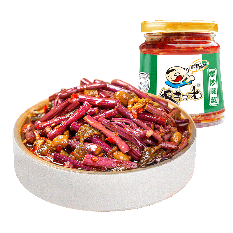 【饭扫光】腌菜下饭菜野蕨菜价格走势、口感评测|京东自营调味品
