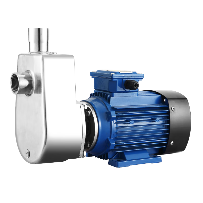 三滴水不銹鋼自吸離心泵化工用抽水泵耐高溫單相三相泵酸堿蝕增壓自吸泵 250瓦220V不銹鋼自吸泵