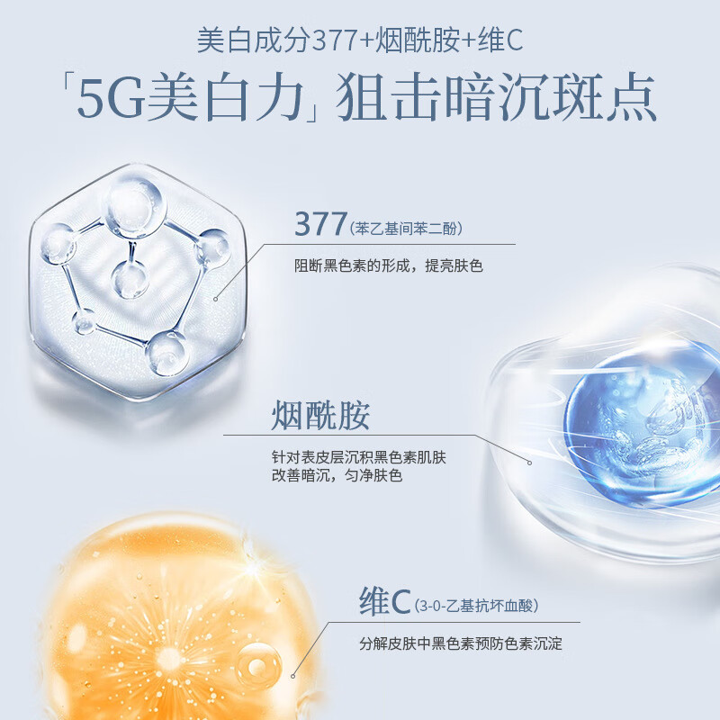 采氧妮维尤雅面霜官方品牌京营店美白霜祛黄提亮肤色烟酰胺美容院线面 1瓶【美白 改善暗沉】