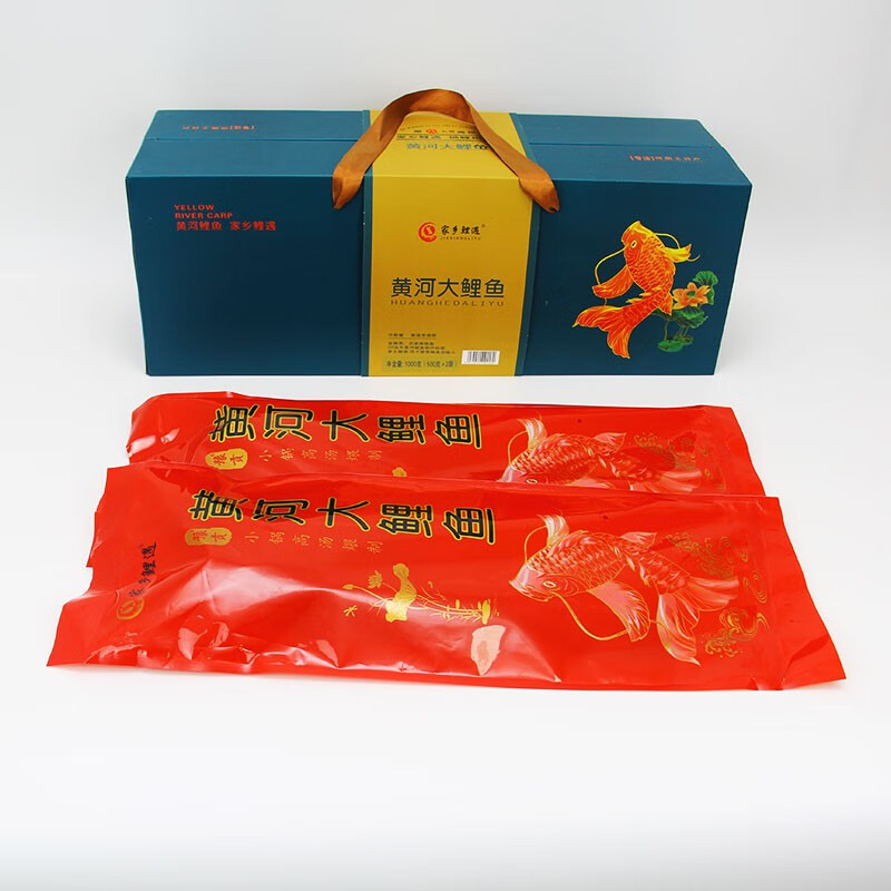 锦鲤相伴河南郑州特产黄河大鲤鱼特色菜年货礼盒装送长辈真空即食方便