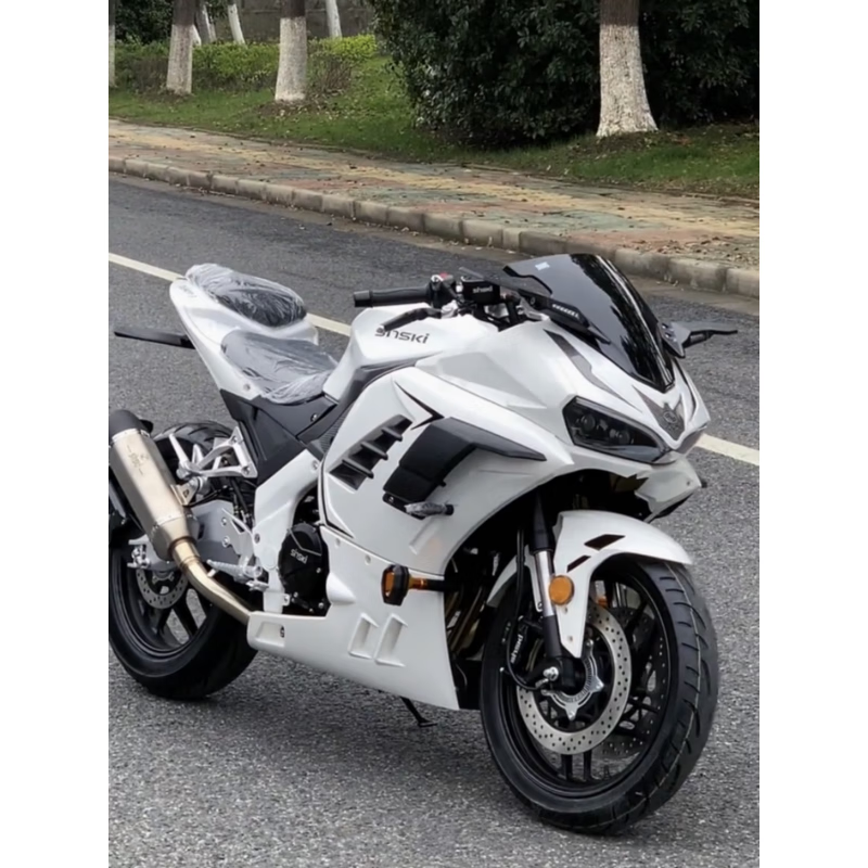 豪稳馨摩托车跑车火牙400c双缸水冷重型机车公路仿赛国四电喷整车可