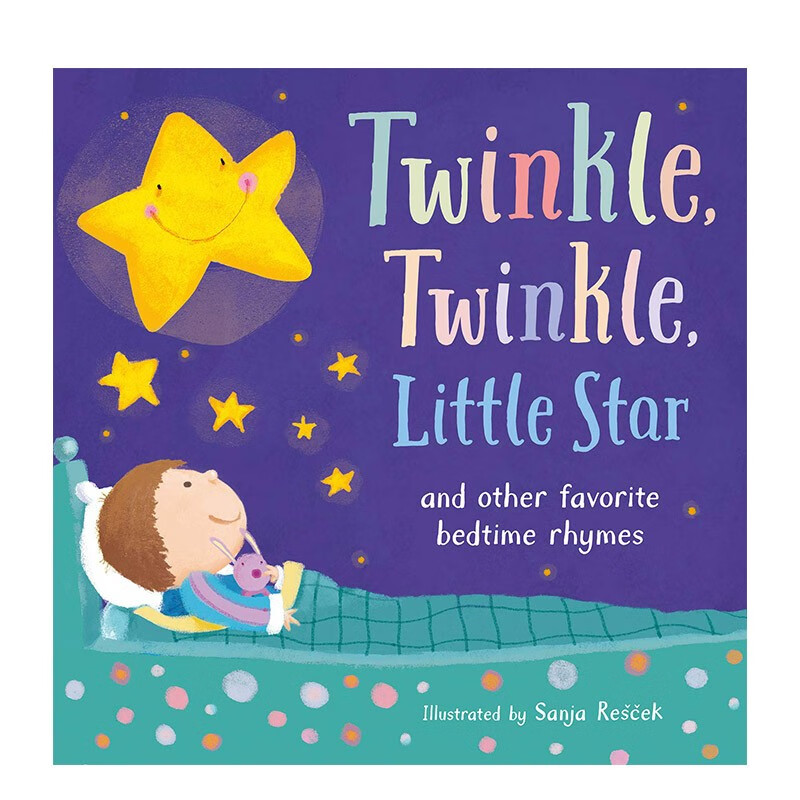 【预售】twinkle, twinkle, little star闪闪小星星 英文原版儿童绘本