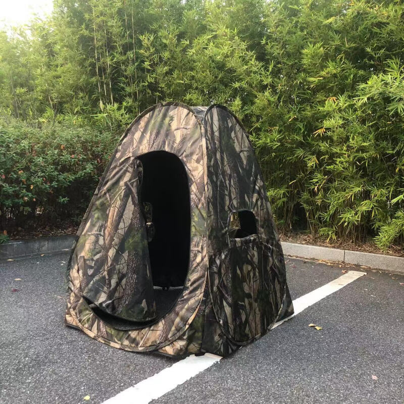 玮贤迷彩摄影观鸟帐篷折叠单人自弹仿真绿色灌木 标准