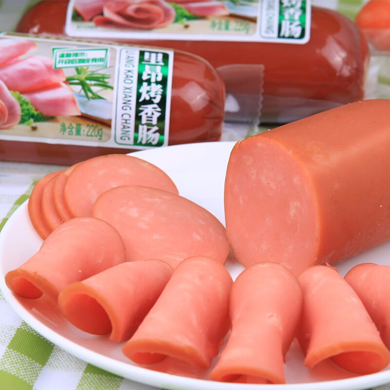 金锣火腿肠 里昂烤香肠 440g