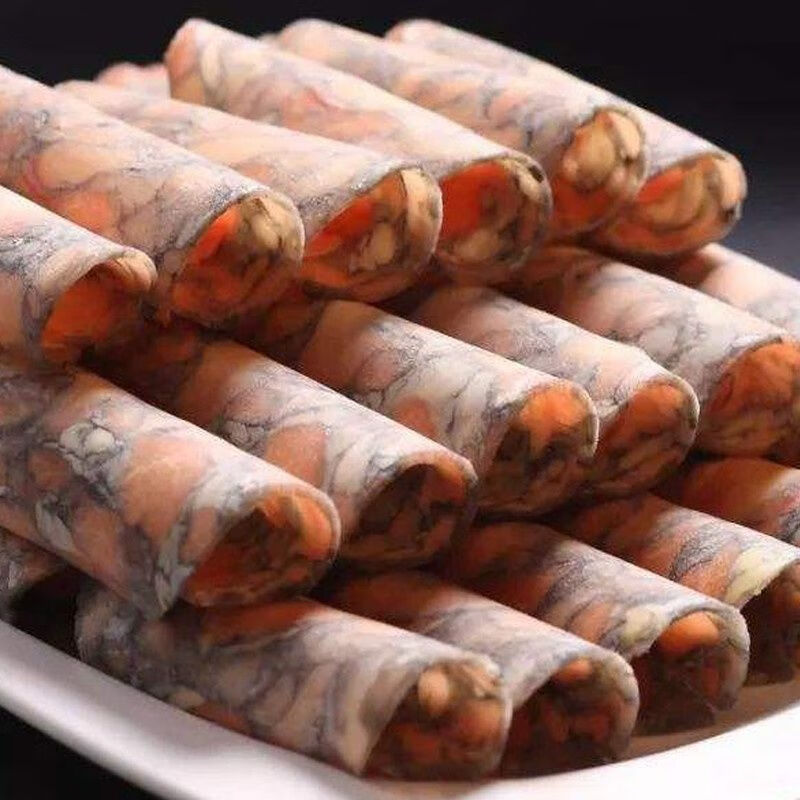 火锅食材乌鸡卷 250g新鲜冷冻乌鸡肉卷生鸡肉卷烤肉片麻辣烫 250g乌鸡