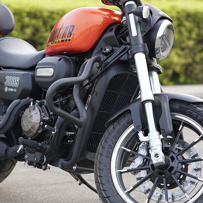 塔克尔适用于钱江qj闪300s防摔杠适用保险杠摩托车300-12护杠srv300
