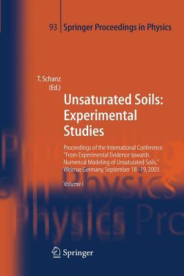 预订Unsaturated Soils: Experimental Studies: Proceed