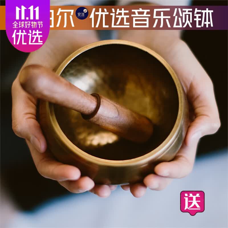 Npiot【龙鳞颂钵】尼泊尔手工艺品音疗佛音铜碗瑜伽采耳专用居家摆件 9.5cm +木棒+钵垫使用感如何?