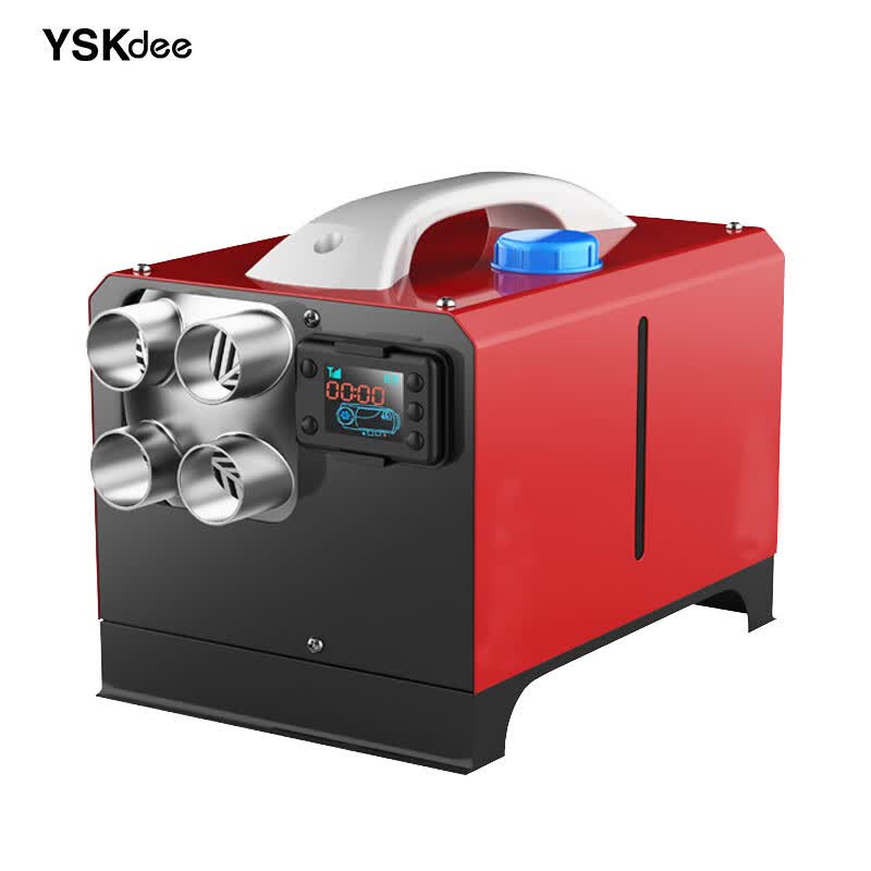 yskdee 柴暖驻车加热器 12/24v通用卧式车载一体机柴油制暖空调暖风机