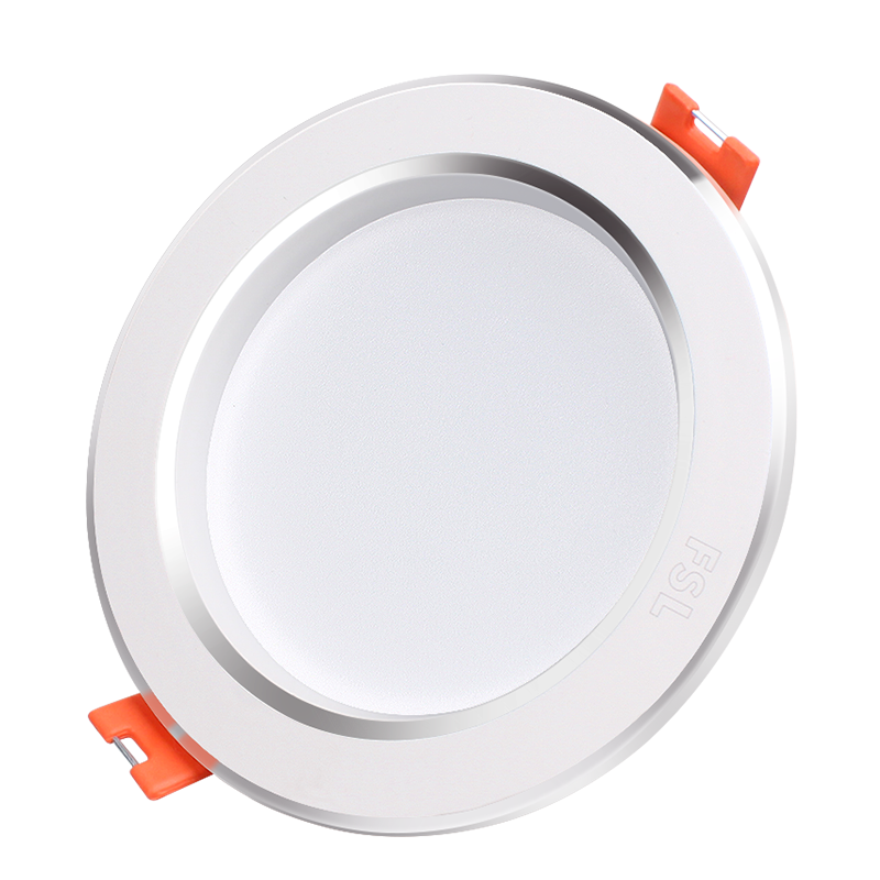 ���ڲ�����FSL ��ɽ���� ledͲ��Ƕ��ʽ�׵�ţ�۵��컨�� ��������ϵ�� 5W�׹� ����75-90mm