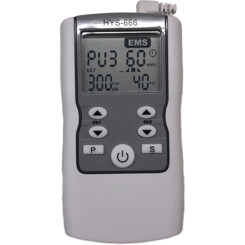 tens低频电疗ems神经肌肉电刺激仪nmes肌肉锻炼功能训练 灰色