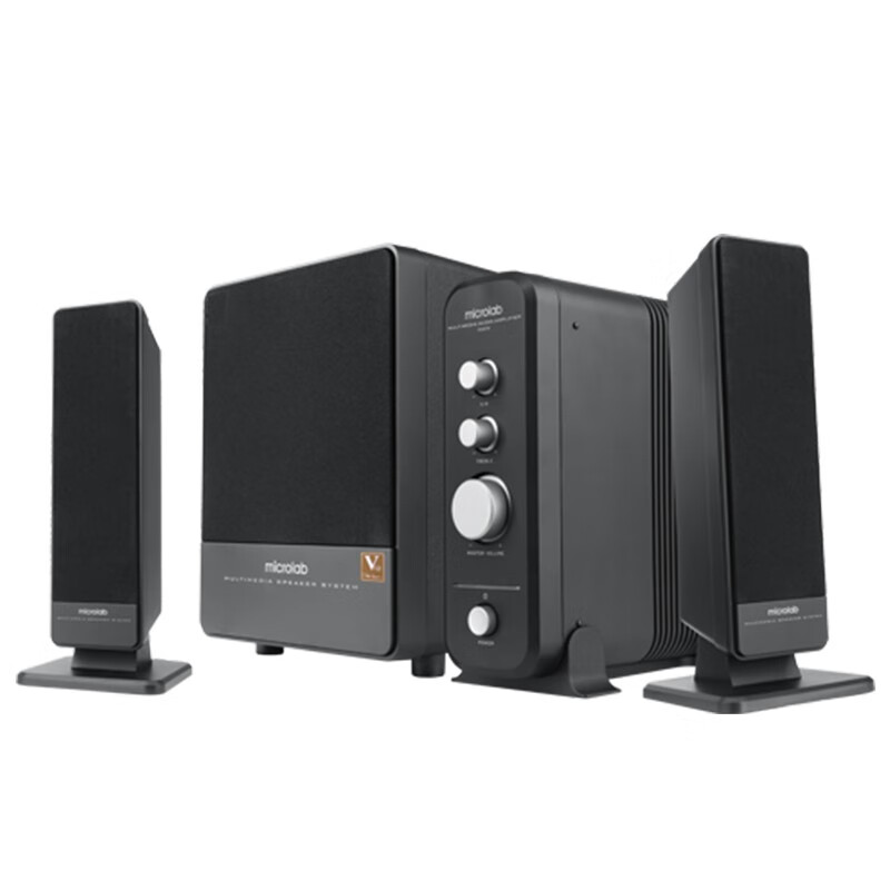 麦博多媒体有源音箱电脑蓝牙音响独立功放支持光纤同轴接口台式组合