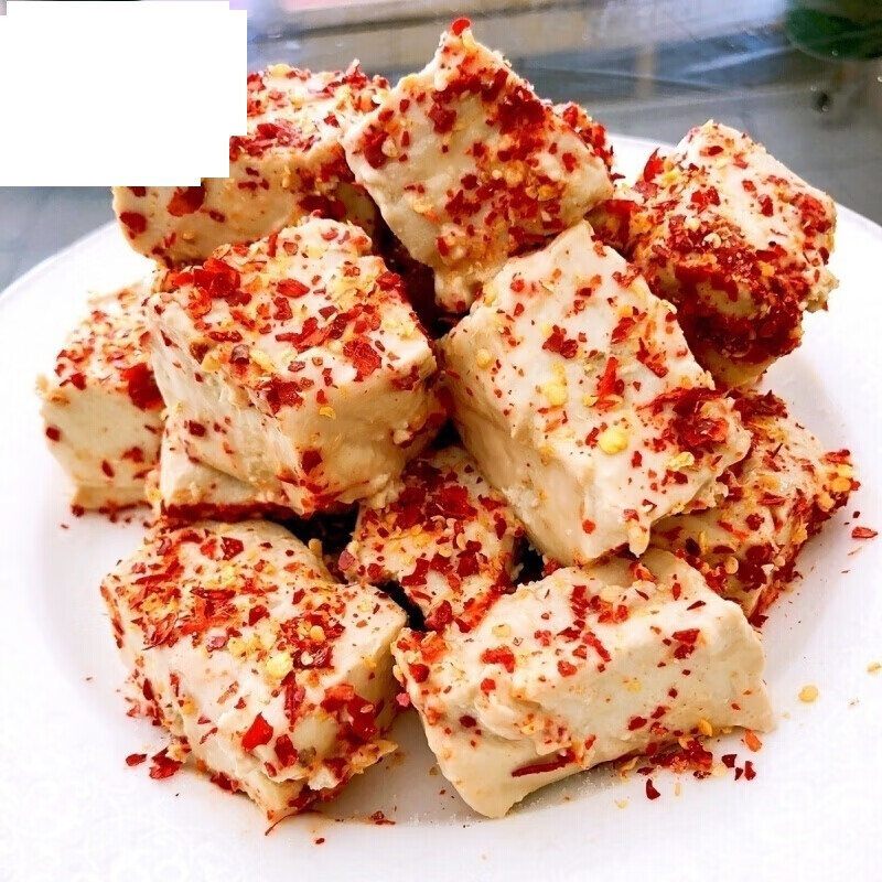 虎钢馋河南信阳固始特产豆腐乳臭豆腐农家手工香辣豆腐乳瓶450g