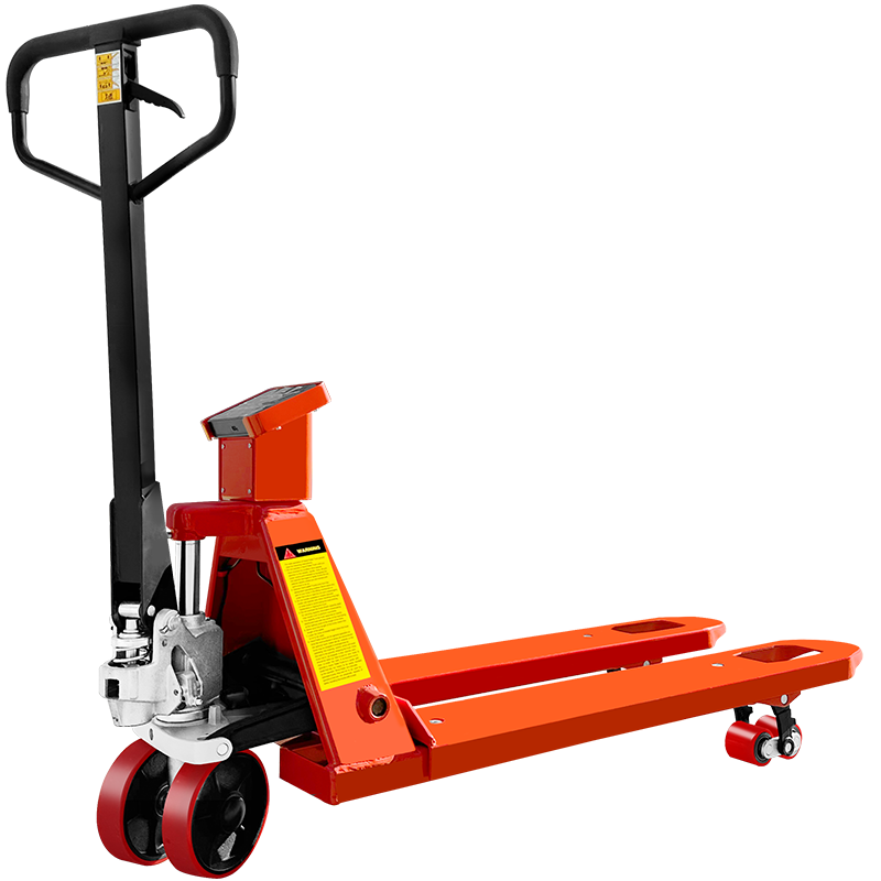 諾力（NOBLELIFT）電子秤叉車(chē)2噸稱(chēng)重搬運(yùn)車(chē)地牛升降鏟車(chē)手拉車(chē)HPT20S寬555叉長(zhǎng)1150