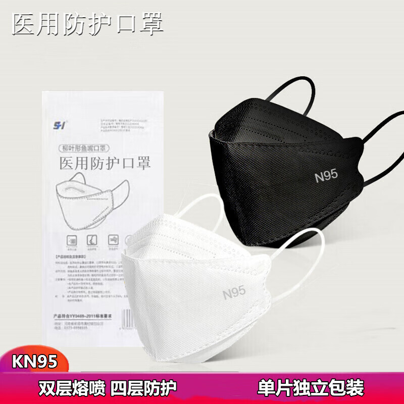 口罩价格走势一览,澳康健n95医用防护灭菌柳叶型3d立体一次性口罩值得拥有!