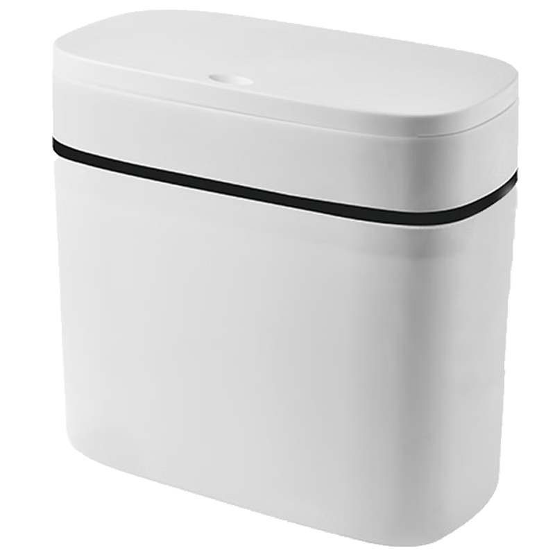 雅高 垃圾桶 14L 带盖按压防水防臭夹缝式厨房客厅卫生间垃圾篓