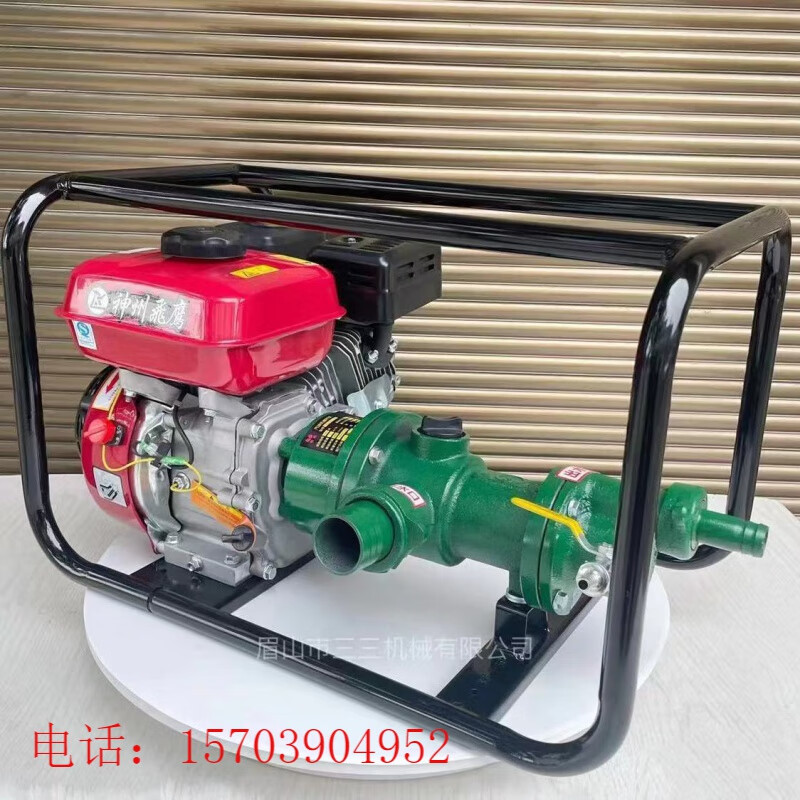 高扬程螺杆水泵大流量高压农用自吸灌溉泵1寸汽油机柴油高山 汽油版