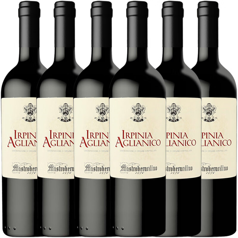 马斯特意大利doc级艾格尼科干红葡萄酒坎帕尼亚原瓶进口红酒橡木桶