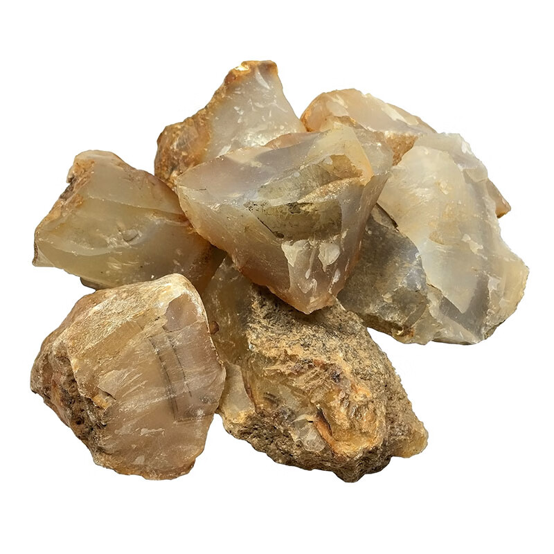 clcey燧石取火打火石原始生火石头火镰子专用原石户外野外 小号一块