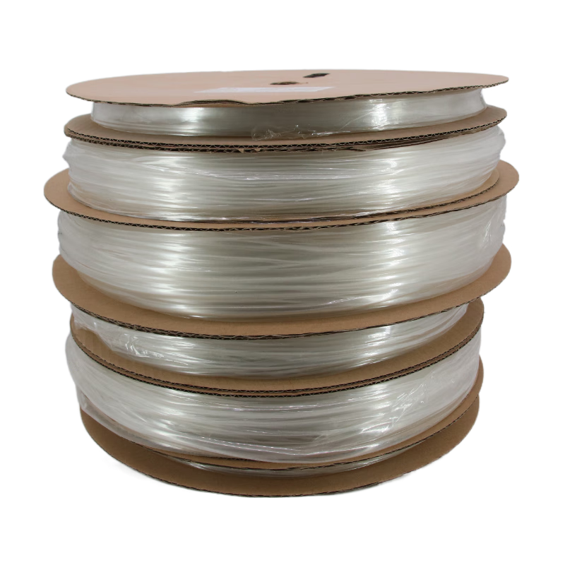 哩嗹啰嗹白色无字薄壁热缩管绝缘收缩套管可打印电工电线保护套软管