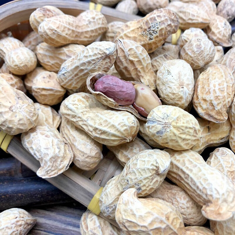 寒宁花生散原味奶香咸干蒜香核桃陈皮味坚果炒货零食熟带壳花生 3斤