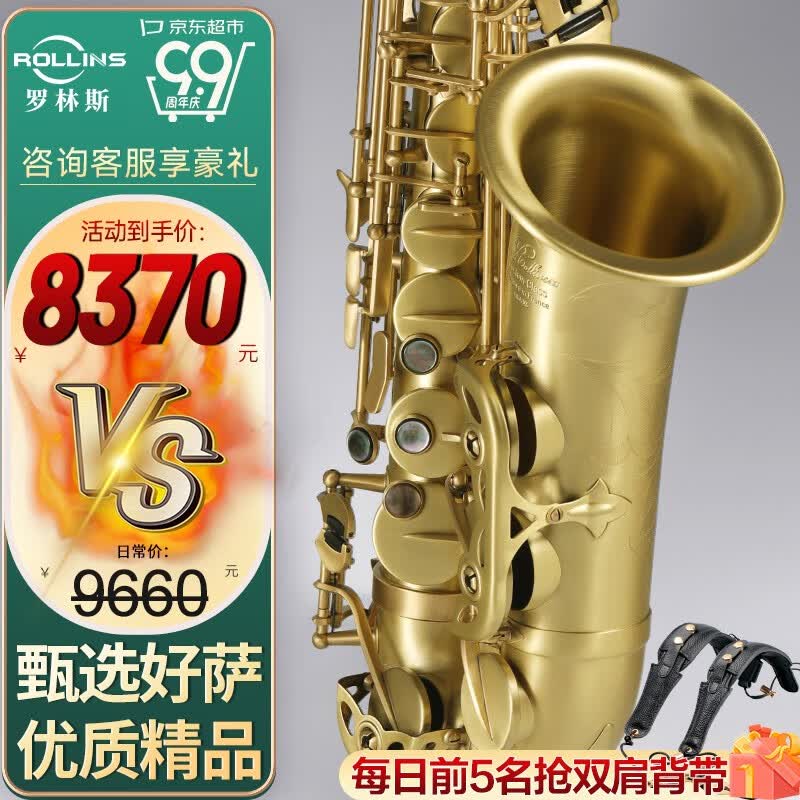 ROLLINS罗林斯萨克斯 降e调x5中音萨克斯管乐器 专业演奏款萨克斯 x5中音-磨砂仿古款属于什么档次？