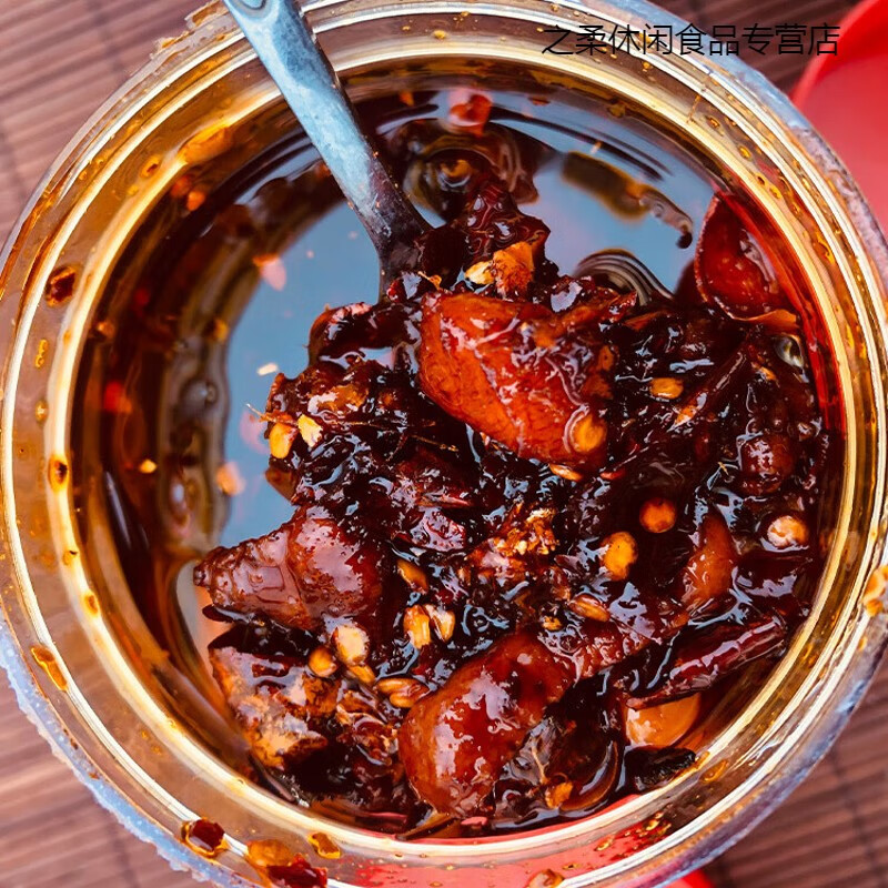 鲜有志贵州脆哨油辣椒香辣拌面下饭炒菜凉拌菜油泼辣子调味小吃 脆哨