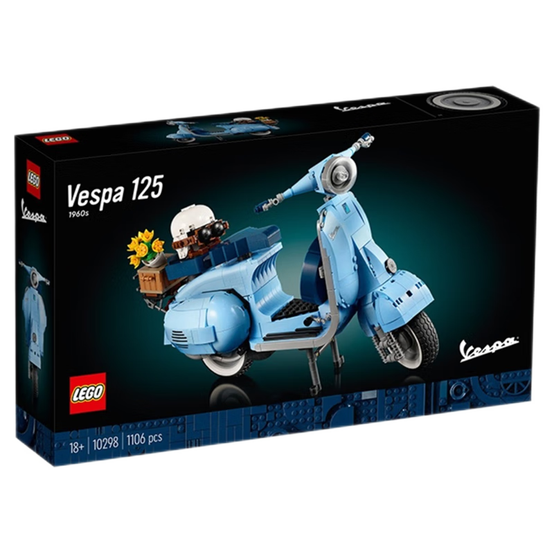 LEGO 乐高 Creator创意百变高手系列 10298 韦士柏 Vespa 125 踏板摩托车