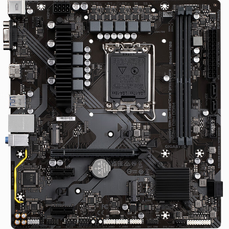 技嘉 超耐久 B760M D2H DDR4 图 4