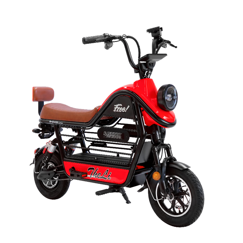 琦利新国标电动自行车迷你小型摩托车脚踏车电瓶车宠物车带小孩电动车