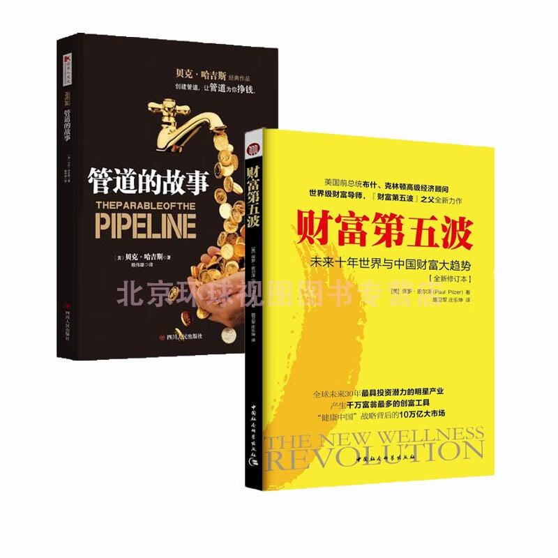 全2册管道的故事+财富第五波 贝克哈吉斯 保罗皮尔泽 成为百万富翁未来十年世界与中国财富大趋势经济学入门基础书籍
