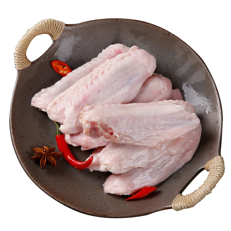 皓谦鸭翅鲜鸭翅中2斤生鲜速冻大号鸭翅膀鸭中翅鸭货卤煮酱鸭鸭