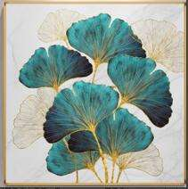 琴棋书画数字油画diy油彩画银杏叶儿童填色小尺寸治愈手工画画涂色画