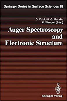 预订 Auger Spectroscopy and Electronic Structure